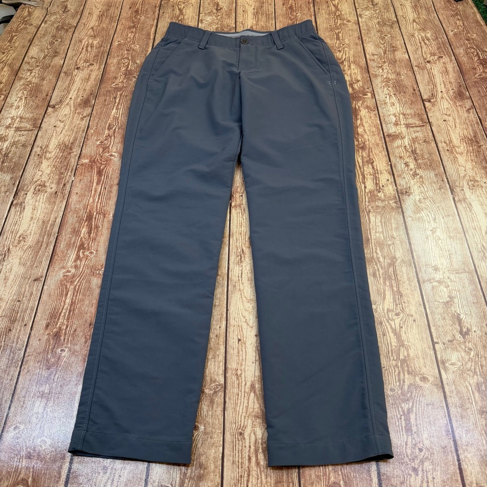 Under Armour Performance Pants Mens 30x30 Gray Stretch Golf Chino
